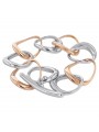 Bracelet Calvin Klein, collection Sculptural Warped Rings, bijou acier référence 35000007