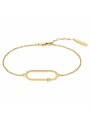 Bracelet Calvin Klein, collection Contemporary Elongated Oval, bijou acier référence 35000184