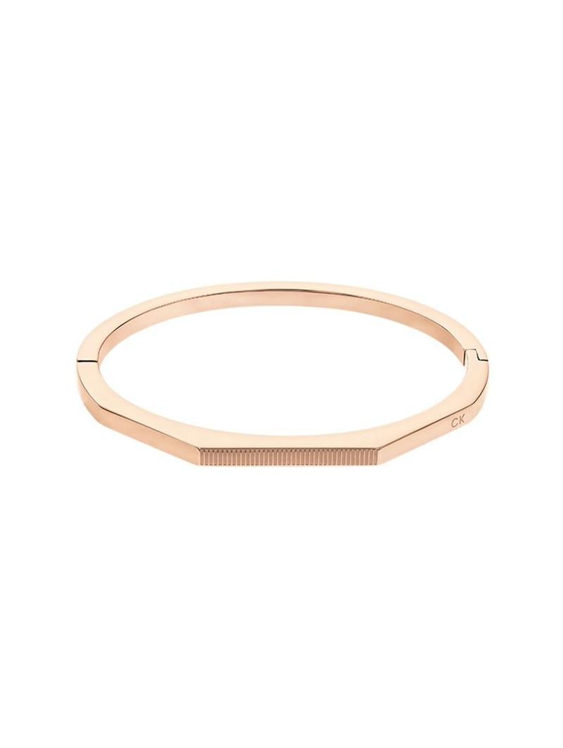 Bracelet Calvin Klein, collection Sculptural Faceted, bijou acier référence 35000047