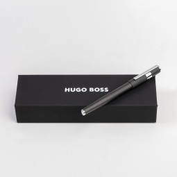Stylo Hugo Boss plume Gear Pinstripe Black / Chrome HSV2852A