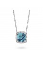 Collier One More Topaze London blue - Collection Etna