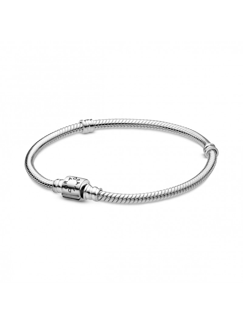 Pandora Bracelet Maille Serpent Fermoir Barillet - 598816C00-17 - 17cm