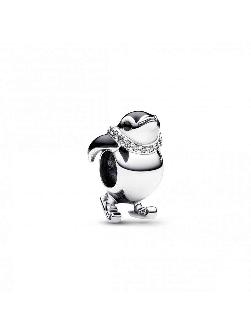 Charm Pandora pingouin skieur en argent massif 925/000