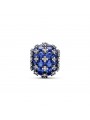 Charm Pandora en argent massif 925/000 avec cristal bleu princesse