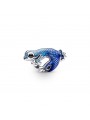 Charm Pandora Gecko en argent massif 925/000 avec cristal noir