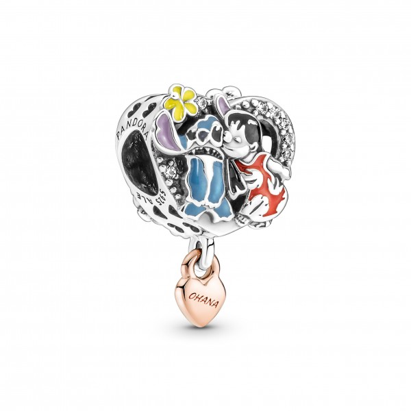 Charm Pandora Disney Ohana inspiré de Lilo & Stitch