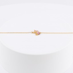 Bracelet Licorne Email 16 cm Or Jaune 750 - 1020172
